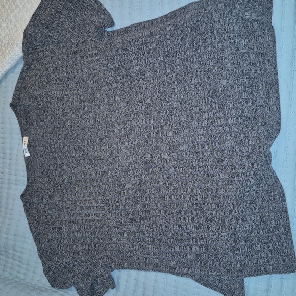 Gray Ribbed Knit Loungewear Set - Picture 6 of 6